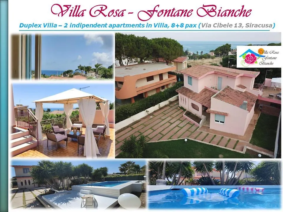 Ferienhaus Pool Seaside Relais - Ville Ninfea, Marea, Rosa E Cassiopea Fontane Bianche